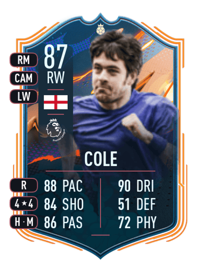 Joe Cole FUT Heroes 87 OVR