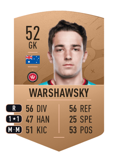 Jack Warshawsky Common 52 OVR