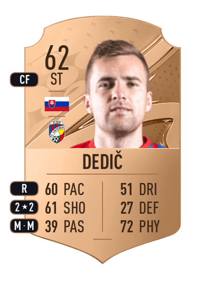 René Dedič Rare 62 OVR