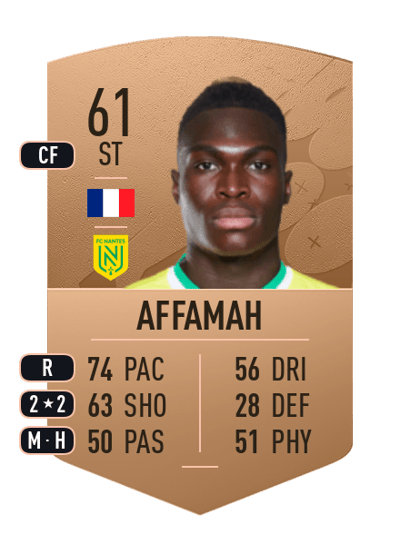 Joe-Loïc Affamah Common 61 OVR