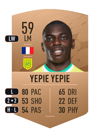 Samuel Yepie Yepie Common 59 OVR