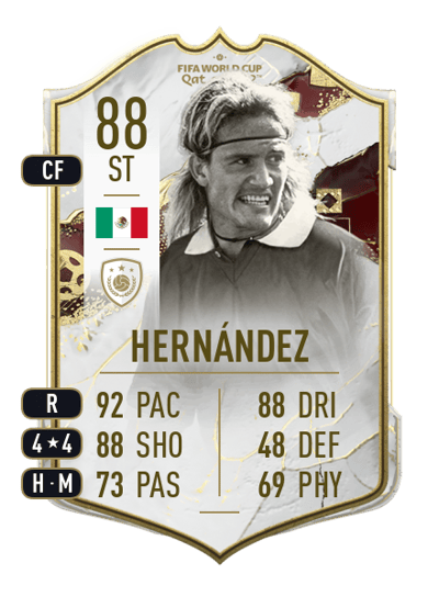 Luis Hernández World Cup Icon 88 OVR