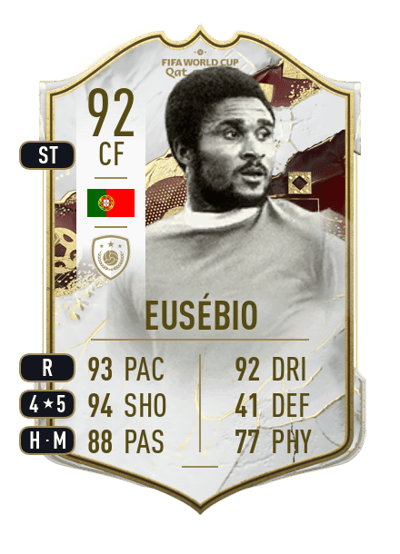 Eusébio World Cup Icon 92 OVR