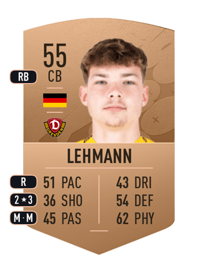 Paul Lehmann Common 55 OVR