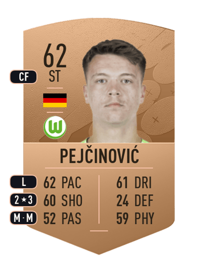Dženan Pejčinović Common 62 OVR