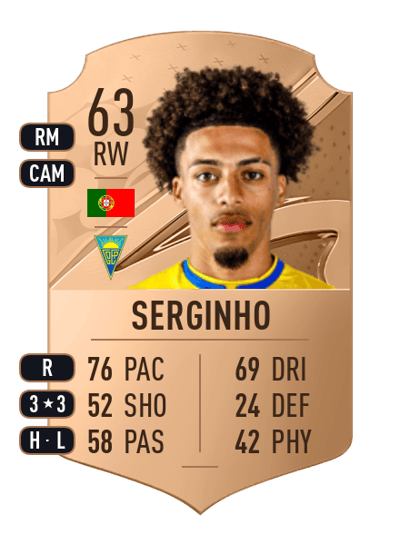 Serginho Rare 63 OVR