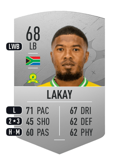 Lyle Lakay Common 68 OVR