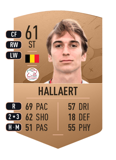 Lennert Hallaert Common 61 OVR