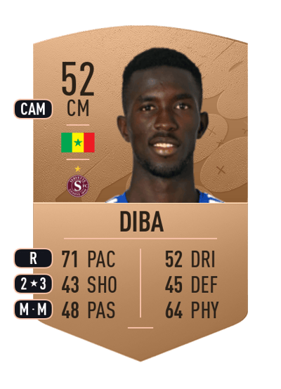 Samba Lélé Diba Common 52 OVR