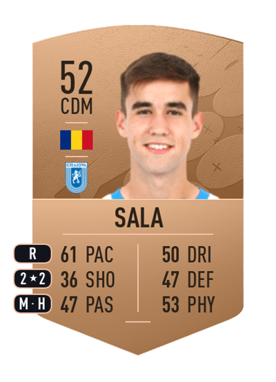 David Sala Common 52 OVR