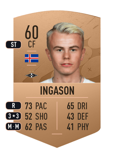 Kristall Máni Ingason Common 60 OVR