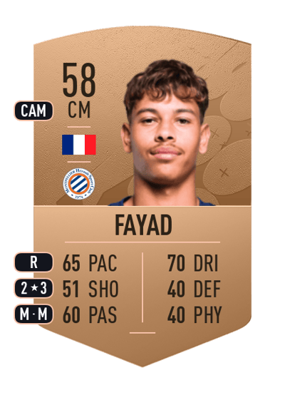 Khalil Fayad Common 58 OVR
