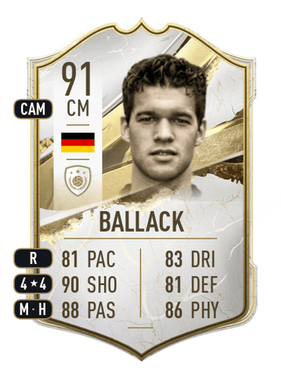 Michael Ballack Icon 91 OVR