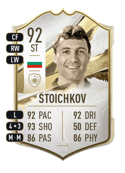 Hristo Stoichkov Icon 92 OVR