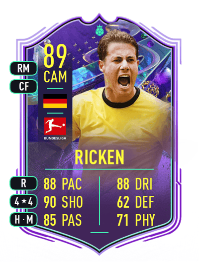 Lars Ricken FANTASY FUT HEROES 89 OVR