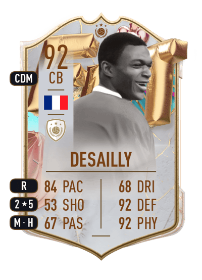 Marcel Desailly FUT BIRTHDAY ICON 92 OVR