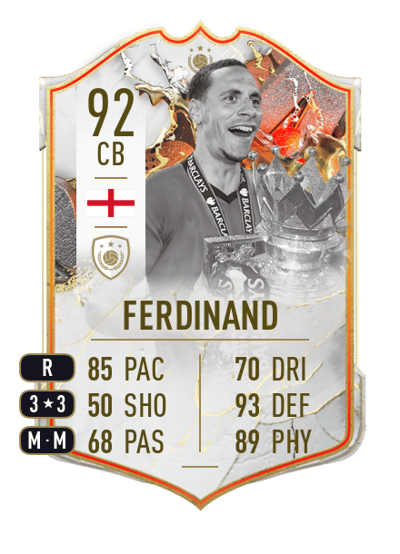 Rio Ferdinand Trophy Titans ICON 92 OVR