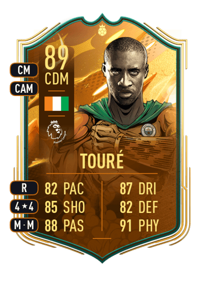 Yaya Touré World Cup Hero 89 OVR