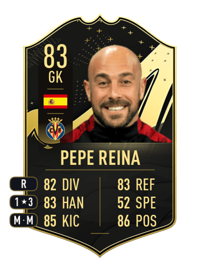 Pepe Reina Team of the Week 83 OVR