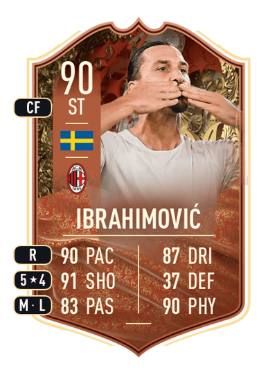 Zlatan Ibrahimović FUT CENTURIONS 90 OVR