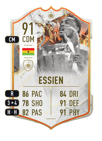 Michaël Essien Trophy Titans ICON 91 OVR