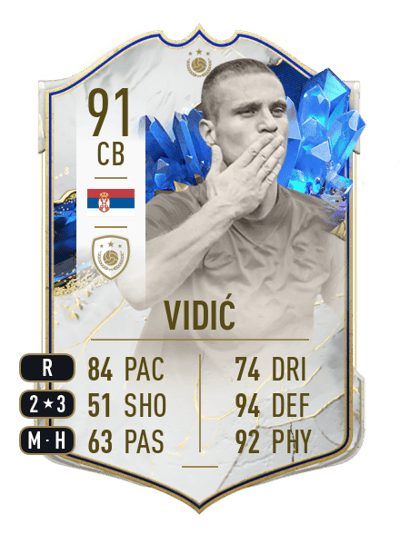 Nemanja Vidić TOTY ICON 91 OVR