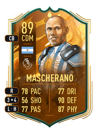 Javier Mascherano World Cup Hero 89 OVR