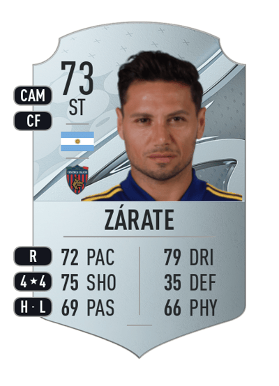Mauro Zárate Rare 73 OVR
