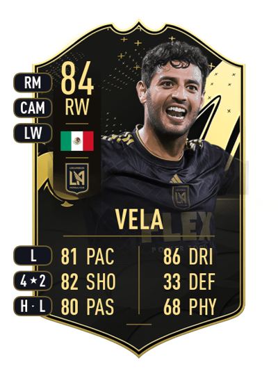 Carlos Vela Team of the Week 84 OVR