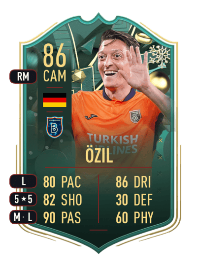 Mesut Özil WINTER WILDCARDS 86 OVR