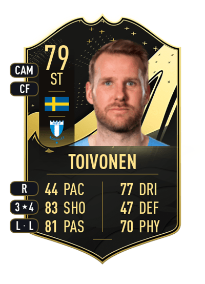 Ola Toivonen Team of the Week 79 OVR