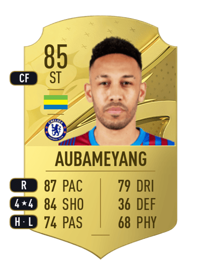Pierre-Emerick Aubameyang Rare 85 OVR