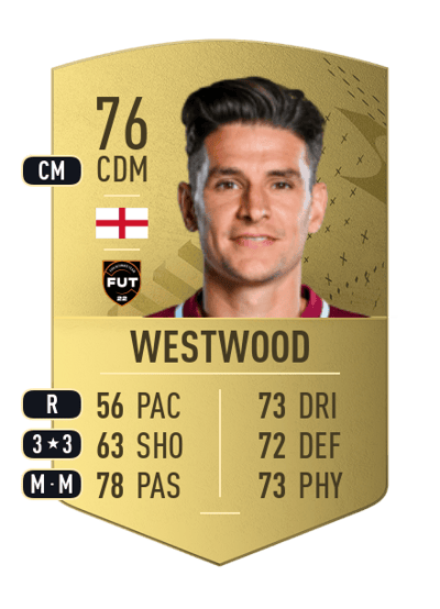 Ashley Westwood Common 76 OVR