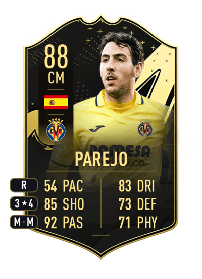 Parejo Team of the Week 88 OVR