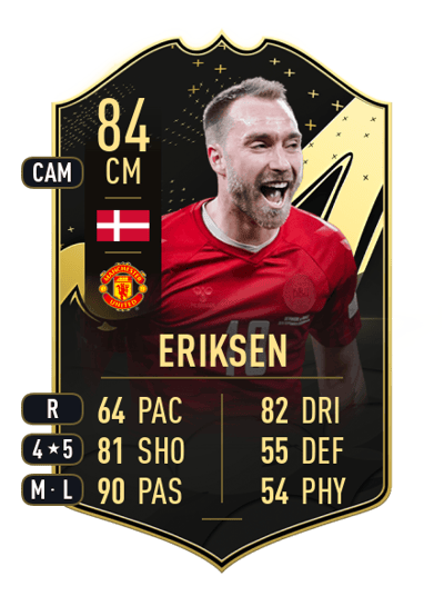Christian Eriksen Team of the Week 84 OVR
