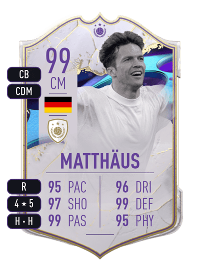 Lothar Matthäus Cover Stars 99 OVR