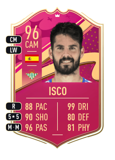 Isco Premium FUTTIES 96 OVR