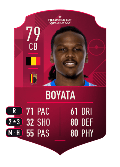 Dedryck Boyata World Cup Player 79 OVR