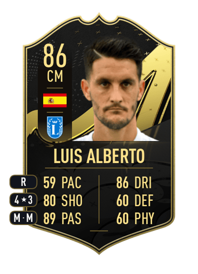 Luis Alberto Team of the Week 86 OVR