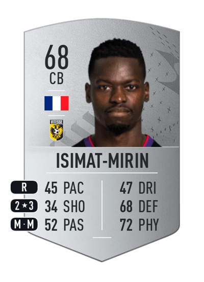 Nicolas Isimat-Mirin Common 68 OVR