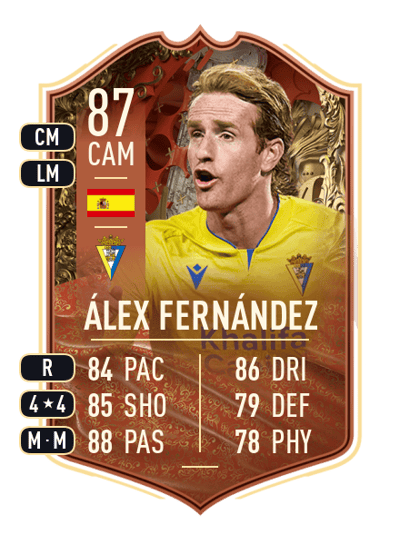 Álex Fernández FUT CENTURIONS 87 OVR