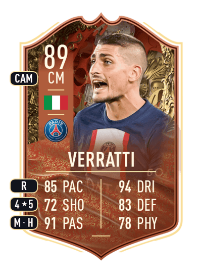 Marco Verratti FUT CENTURIONS 89 OVR