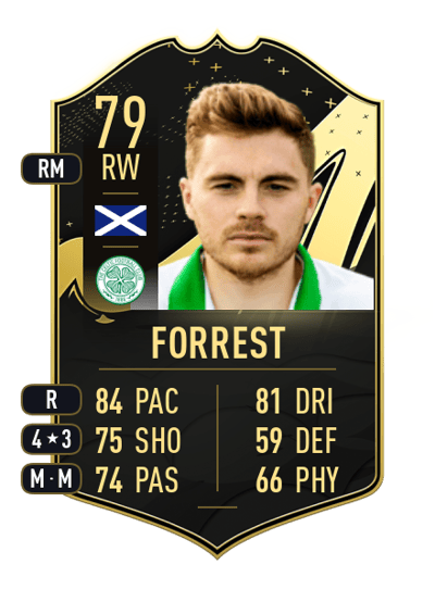 James Forrest Team of the Week 79 OVR