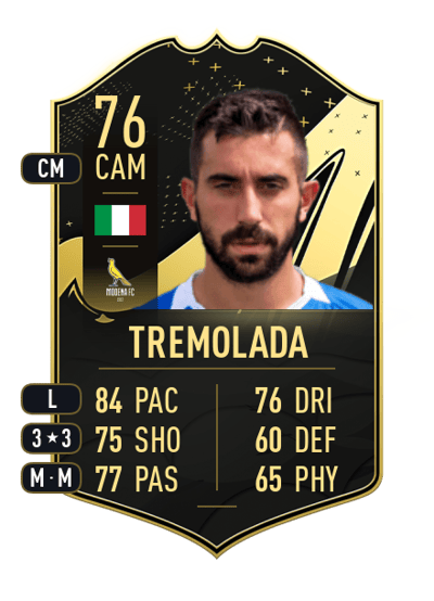 Luca Tremolada Team of the Week 76 OVR