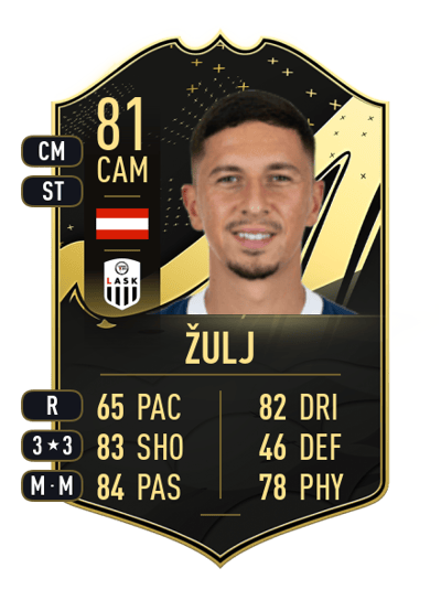 Robert Žulj Team of the Week 81 OVR