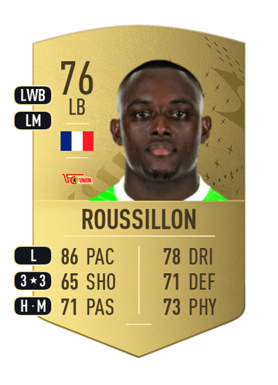 Jérôme Roussillon Common 76 OVR