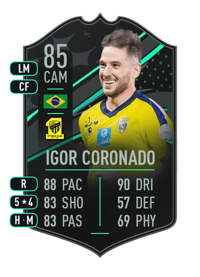 Igor Coronado SQUAD FOUNDATIONS 85 OVR