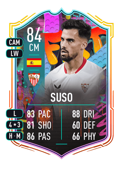 Suso Out of Position 84 OVR