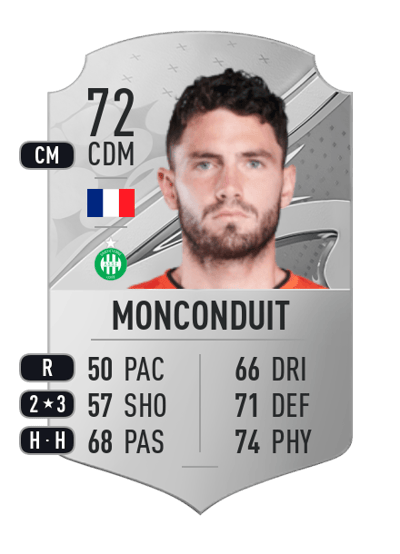 Thomas Monconduit Rare 72 OVR