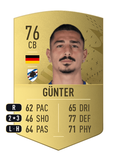 Koray Günter Common 76 OVR